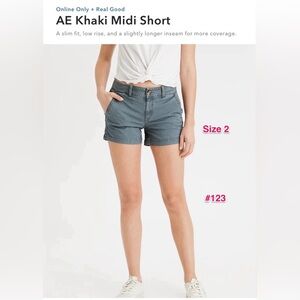 AE # 123 - midi short - stretch